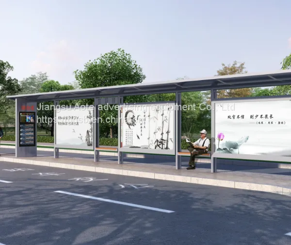 Scenic Spot Scenery Complementary System Bus Shelter New Bus Platform Advertising Light Box Company