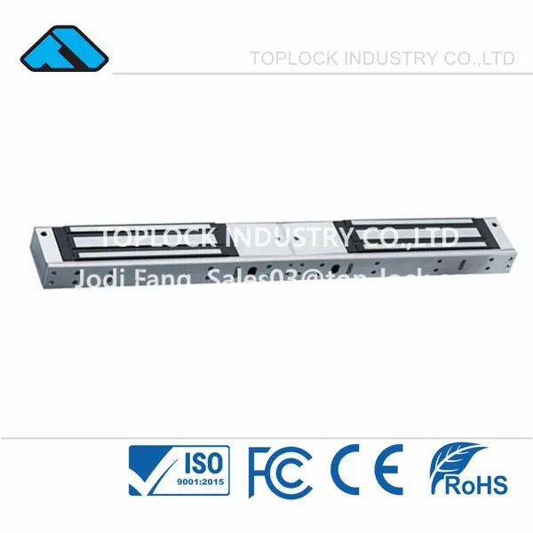 24V Electromagnetic Lock Glass Door For Double Door 1400lbs Holding Force photo-2