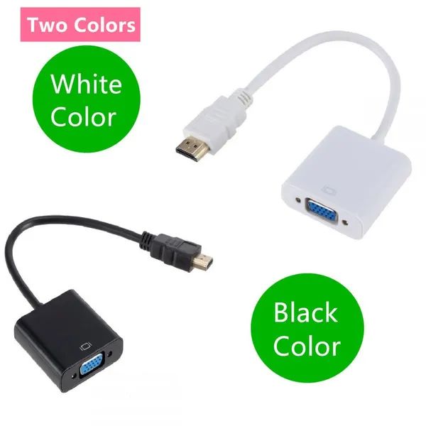 Преобразователь кабеля HDMI в VGA с разрешением HD 1080P
