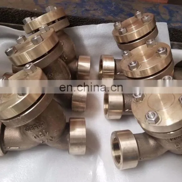 Y Type Strainer Manual Operation Mesh Copper B62 C95800 Body Materials BW End photo-3
