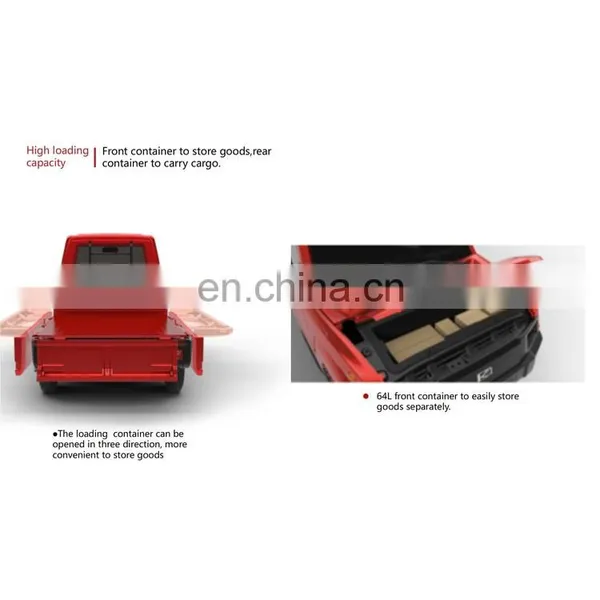 4 Wheel Single Cabin Electric Express Cargo Van Food Delivery Pickup Truck photo-2