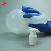 500ml Solvent Liquid Storage Teflon PFA Labware Volumetric Singel-Necked Flask photo-3