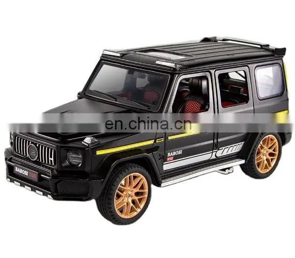 1:18 Diecast Alloy TOY CAR Off-road Vehicle Model Pull Back Toy BRABOS 700 SUV photo-3
