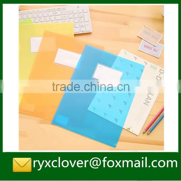 Factory Price a4 Size Clear Eco-friendly Plastic File With Card Holder Quality Choice photo-2