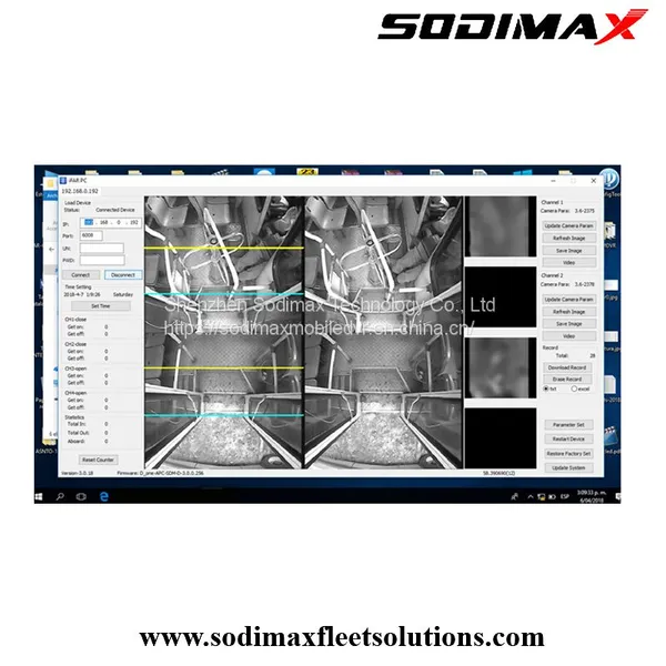 GPS Positioning Real-time Video Record Passenger Counter Bus People Counting Digital MDVR photo-5