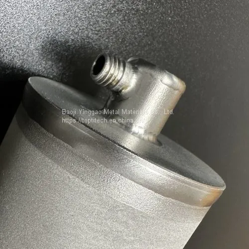 Customized 0.5um Titanium Rod Filter Cartridge Special Interface photo-4