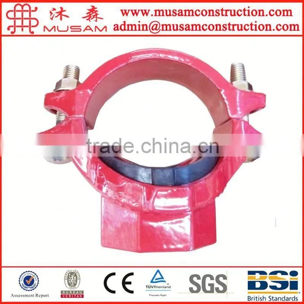 Fm ul Approved Ductile Cast Iron Pipe Coupling Grooved/mechanical Joint Outlet and Grooved Fittings/grooved Fittings Mech photo-3