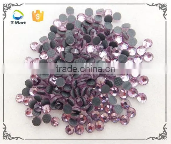 2mm-8mm Top Quality Deep Purple Iron on Rhinestone photo-3