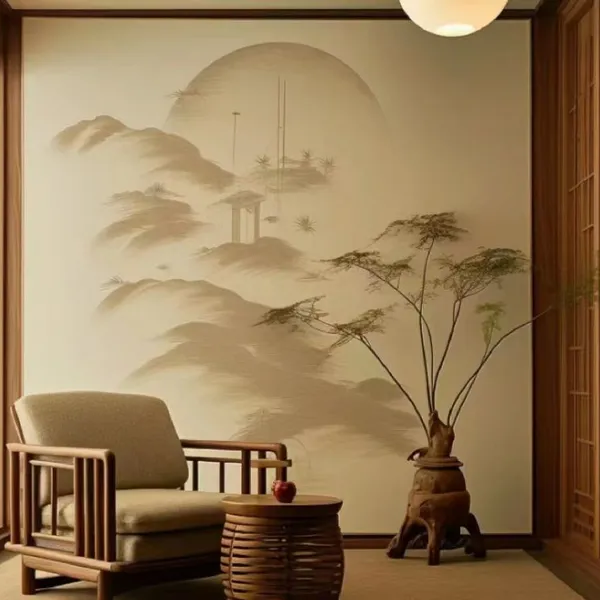 New Chinese Wall Cloth Mural Decoration Hanging Painting Customization