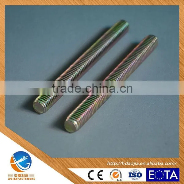 HANDAN AOJIA Galvanized DIN975 Threaded Rod M14*2000 photo-3