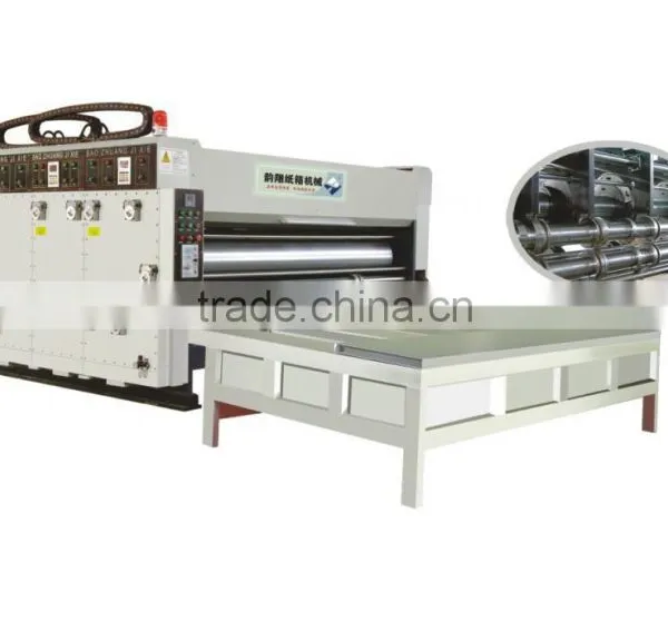 Carton Box Semi Auto Printer Slotter Die Cutter