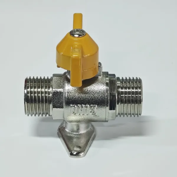 1/2Double Outer Wire Ball Valve,Fixed Ball Valve,Water Heater Ball Valve,electroplateCopper Ball Valve，Kitchen Ball Valve photo-2