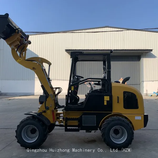 China Famous Brand HZM 811 810B 811T 1000kg Skid Steer Wheel Loader With New CE photo-3