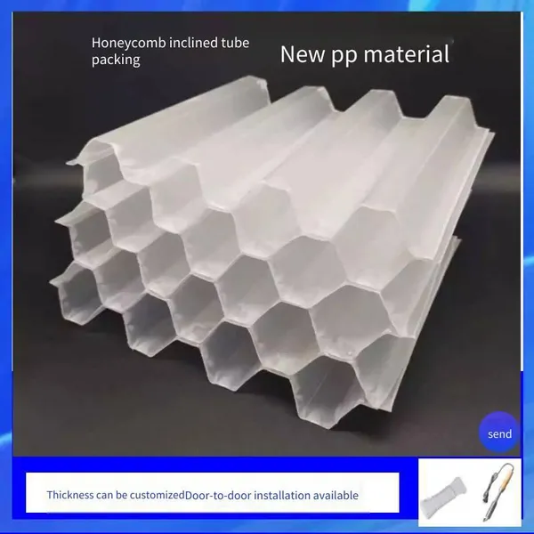 Hexagonal Inclined Tube Packing, pp Polypropylene Honeycomb Packing, Inclined Plate for Sewage Treatment Sedimentation Tank, Chaoying Environmental Protection photo-2