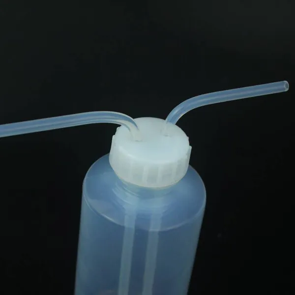 Teflon Pfa Gas Washing Bottle, Polytetrafluoroethylene Gas Absorption Bottle With Connector and Valve, Customizable photo-3