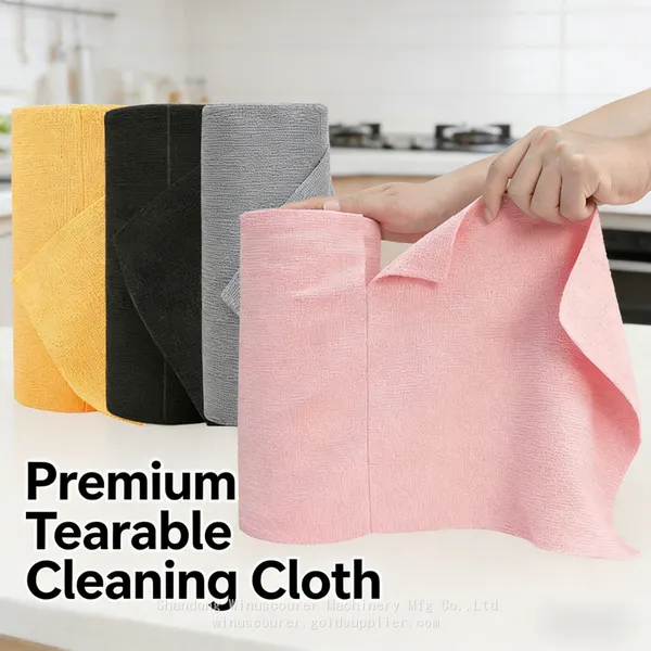 Eco-Friendly Antibacterial Microfiber Tear Away Roll-Up Towel Reusable Absorbent Cleaning Cloth