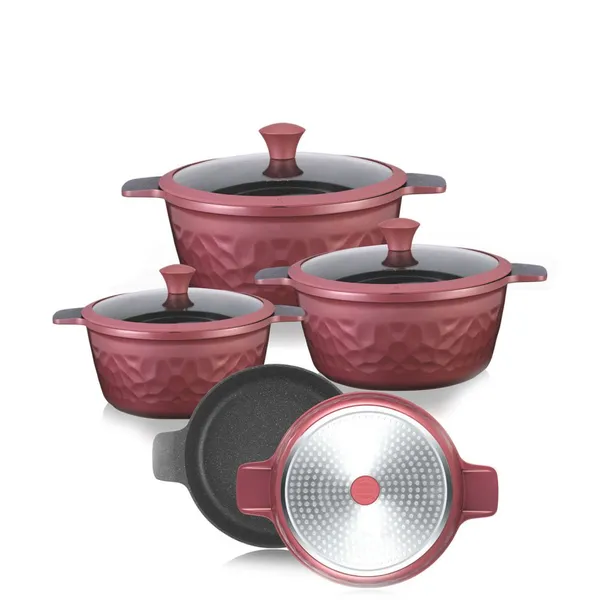 Customized Color Aluminum Nonstick Cookware Set