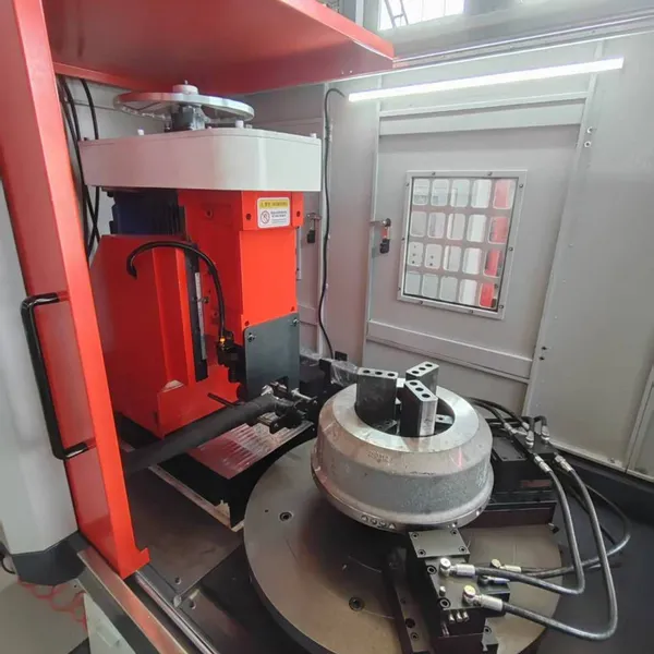 Jingheng Machinery Fully Automatic Brake Drum Drilling and Washing Dual-purpose Dynamic Balancing Machine photo-3