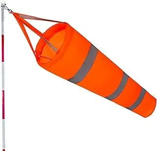 SOCK WIND PREMIUM PVC Over NYLON ORANGE 95 Inch Length 24 DIA by 95 INCH