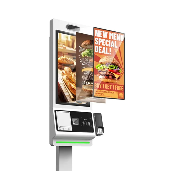 Aonpos APK14 23.8 Inch Checkout Terminal Modern Automated Checkout Station Convenience Store Self-service Terminal photo-5