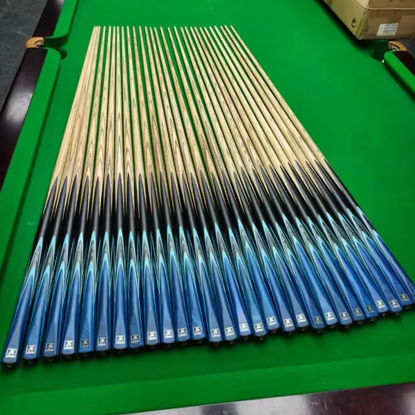 Aomi Gunner Snooker Cue, Small Tip, Black-through Billiard Cue, Available in Stock for Pool Halls, Customized by Manufacturer for Private and Member Cues photo-2