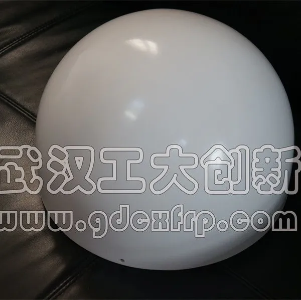 210 FRP Radome With Base 1-4GHz GNSS Dark Grey High Dome Antenna Protective Cover photo-5