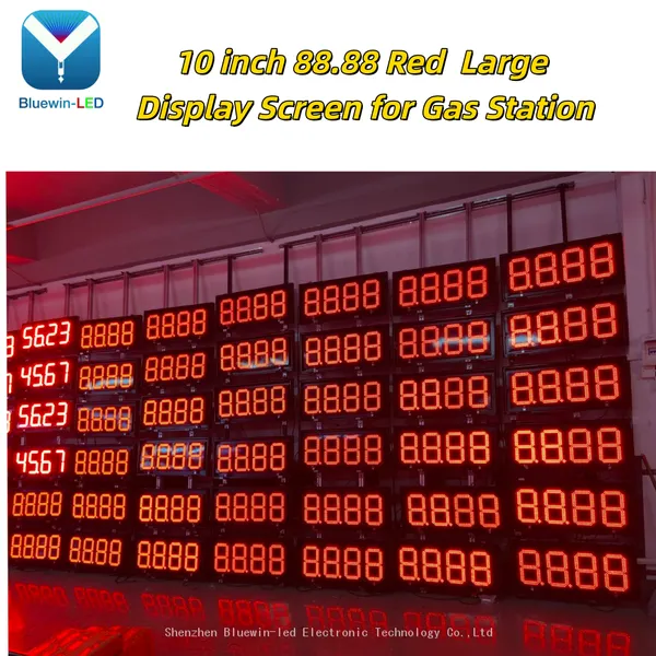 C-Store Convenience Store Outdoor LED Gas Station Price Display Sign Kit Digital LED Price Tag Programmable