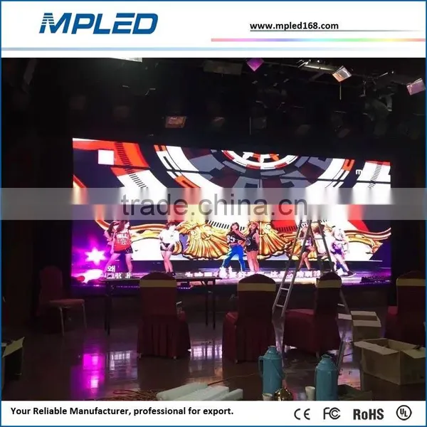 Asynchronous system control wall mounted 1.9mm video wall for Holland market