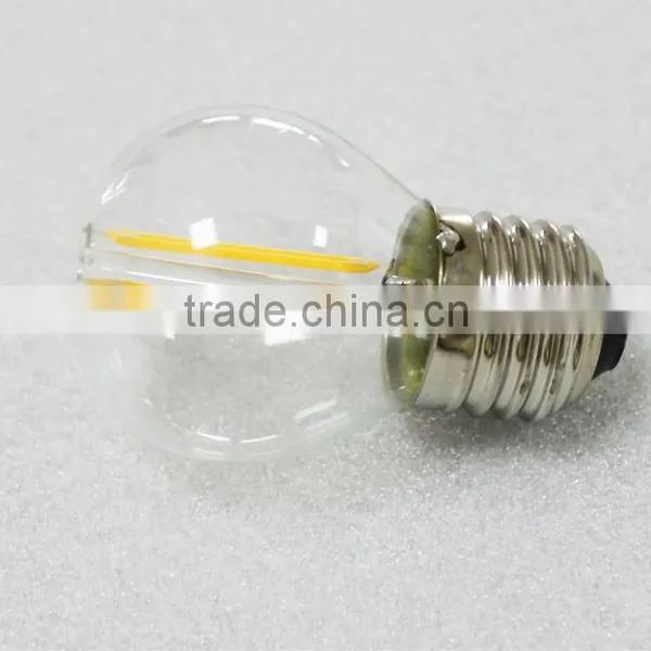 2016 New Design No Radiation High Quality Dimmable 30000 Hours 2W E14 E27 B22 A19 G45 C35 T25 CE LED Filament Bulb photo-2