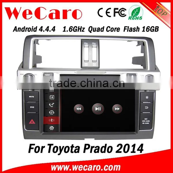 Wecaro 9" Android 4.4.4 Touch Screen Car Mulitimedia for Toyota Prado 2014 Dvd Player With WIFI 3G Bluetooth Gps Navigation photo-3