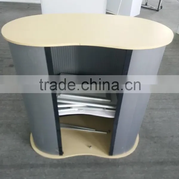 Wooden Promotion Table Advertising Foldable Sales Promotion Counter photo-3