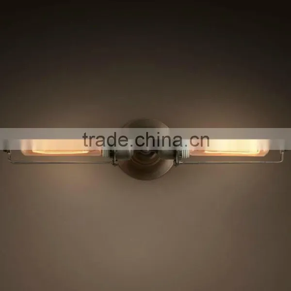 Iron Wall Lamp Vintage Candle Double Light for Home Lighting photo-3