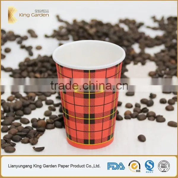 Single Wall /double Wall /ripple Wall Paper Cups With PS Lids photo-4