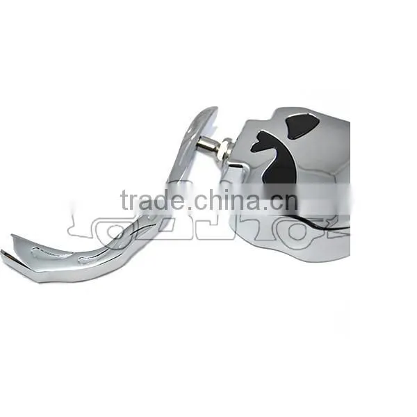 BJ-RM-354 Hot Sale Skull Aluminum Chrome Motorbike Mirror for Harley photo-4