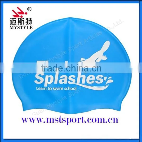 Cheap Waterproof Silicone Custom Swim Caps photo-4