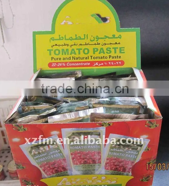 Tomato Paste in Sachet Brix 22-24%