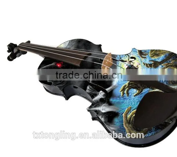 Hot Sale Popular Art With Halloween Theme Student Violin photo-2