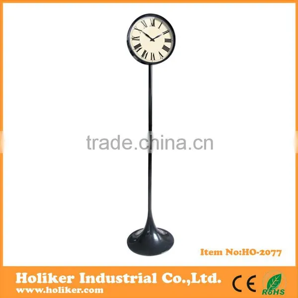 1.4m High Metal Stand Clock With Day and Date Display photo-6