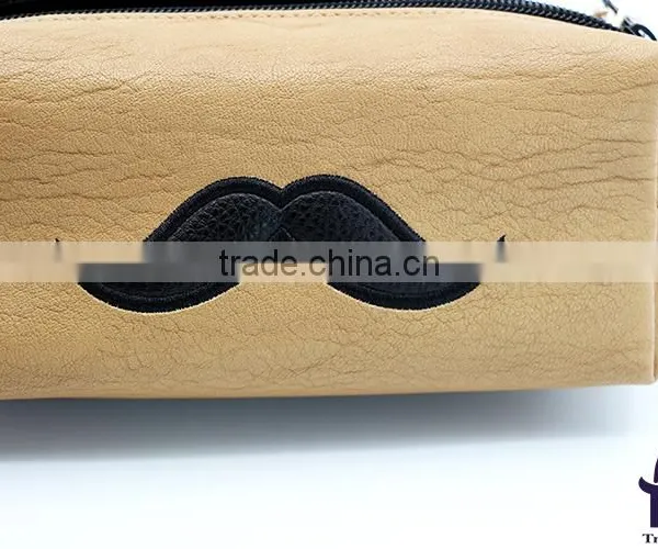 China Supplier PU Leather Purse Clutch Bag Handle Leather Bag photo-4
