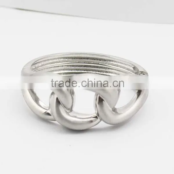 Factory Wholesale Fashion Women 316L Stainless Steel Bracelet Bangle photo-3