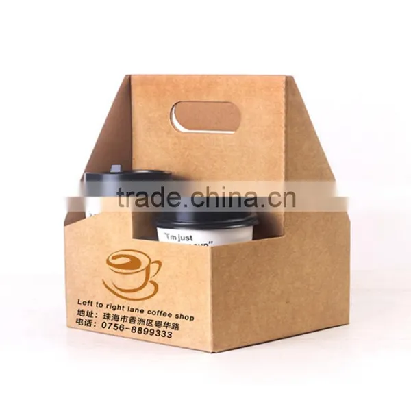 China Manufacture of Take Out Paper Cup Holder Paper Cup Holder Tray photo-2