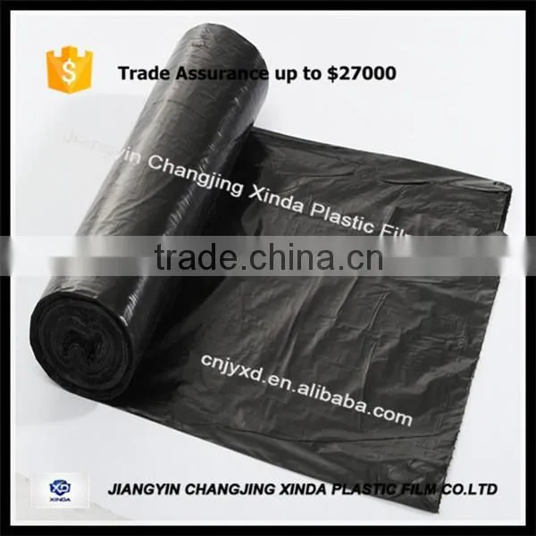 HDPE/LDPE Custom Printed Cheap Black Garbage Bag Trash Bag Supplier's Choice