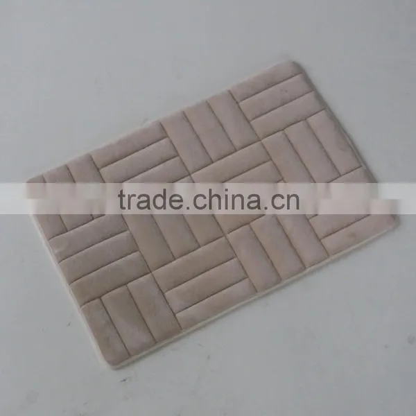 New Design Fleece Floor Mat With Anti Slip Base photo-2
