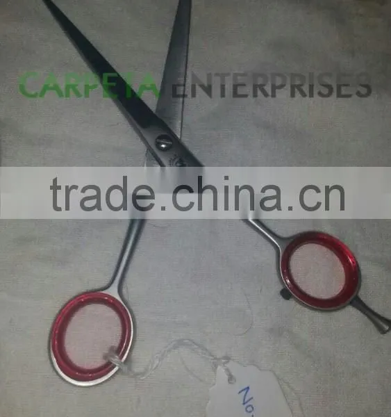 Barber Scissor With Razor Edge. Multi Colour Rings photo-3