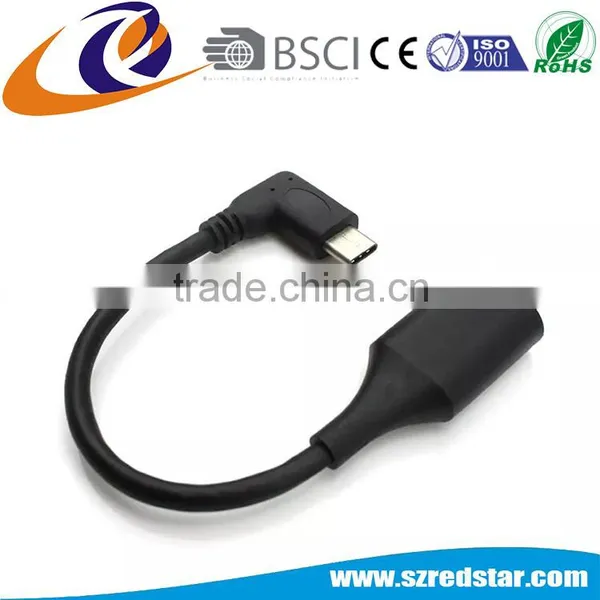 90 Degree Right Angle Type C to OTG 3.0 Female Cable photo-4