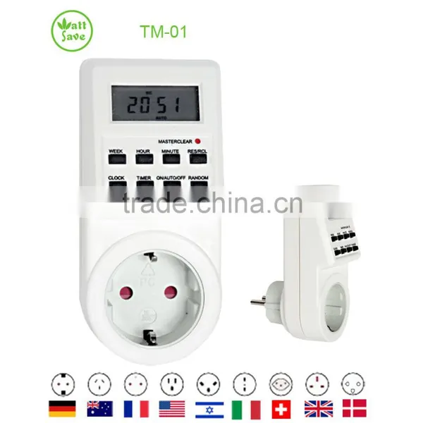 Smart Programmable Digital Timer Socket Switch Europe Plug 16A 3680W photo-4