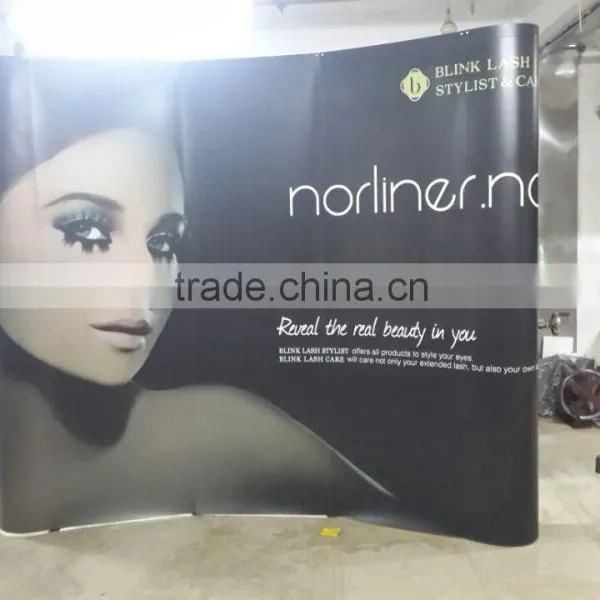 Trade Show Curved Fabric Pop up Display photo-4