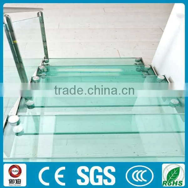 DIY Double Stringers Residential Steel Straight Stairs --YUDI photo-3