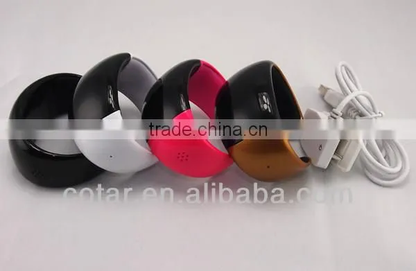 2014 Best Bluetooth Vibration Bracelet With Speaker Mic Time Caller ID Display for Mobile Phone photo-3