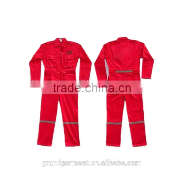Coverall Workwear/Work Overalls With Reflective Tape Manufacturer in China photo-4
